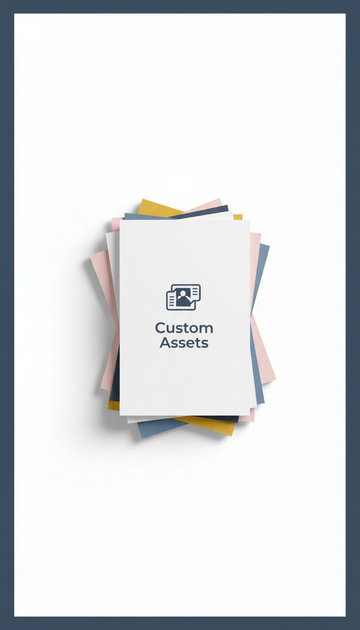 Custom Logo Digital Asset Printouts